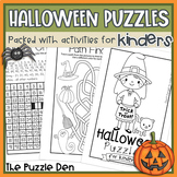 Halloween Puzzles for Kinders