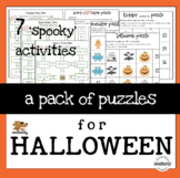 Halloween Puzzles for Math