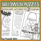 Halloween Puzzles for Second Grade