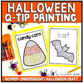 Halloween Q Tip Painting Craft Center Class Party