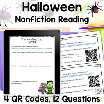 Preview of Halloween QR Code Activity | Digital | Distance Learning