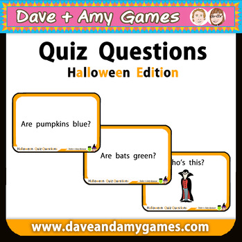 Preview of Halloween Quiz Questions
