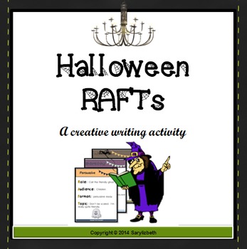 Preview of Halloween RAFT Writing Assignments