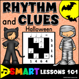 Halloween RHYTHM & CLUES Music Math Rhythm Worksheets: Mus