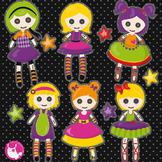 Halloween Rag Doll Clipart - CL1818