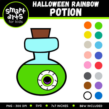 Download Halloween Rainbow Potion Clip Art By Smart Arts For Kids Tpt