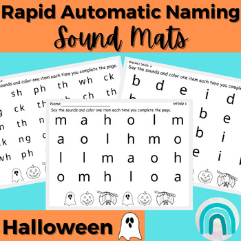 Preview of Halloween Rapid Automatic Naming Letter-Sound Correspondence Fluency