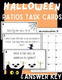Halloween Ratios & Unit Rate Task Cards | Numerical & Word