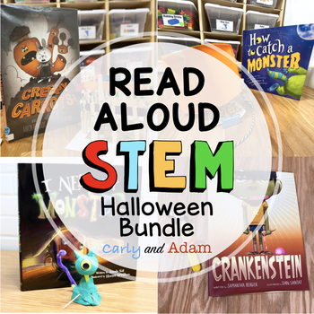 Preview of Halloween Monster READ ALOUD STEM™ Activities BUNDLE
