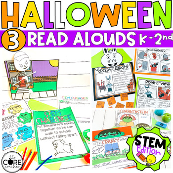 Preview of Halloween Read Aloud & STEM - October Reading Activities - Reading Comprehension