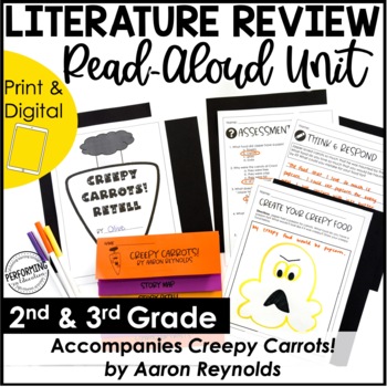 Preview of Halloween Read-Aloud Unit | Use With Book Creepy Carrots! | 2nd & 3rd Grade