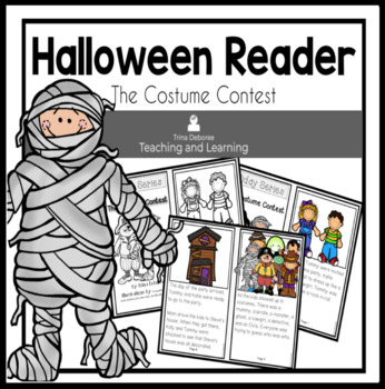 Preview of Halloween Reader: The Costume Party  {Emergent Reader}