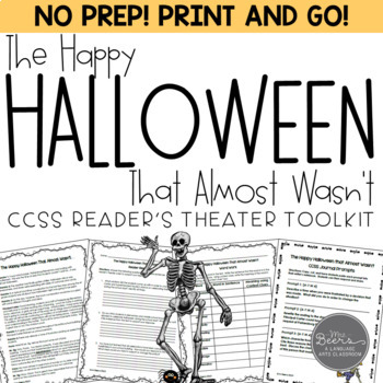 Preview of Halloween Reader's Theater & Reading Literature Toolkit for Grades 4-8