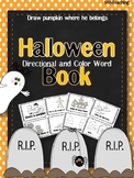 Halloween Reader with Directional and Color Words