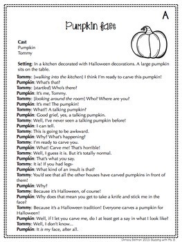 Halloween Reader's Theater Scripts: Partner Plays for Two Readers
