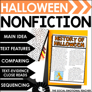 Preview of Halloween Reading Activities for Informative Texts