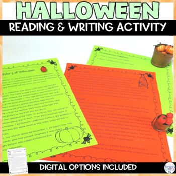 Preview of Halloween Reading Activity