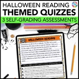 Halloween Reading Comprehension Activity with Halloween Re