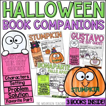 Preview of Halloween Reading Comprehension BUNDLE | Book Companions with Writing Crafts