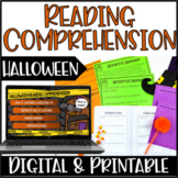 Halloween Reading Comprehension | Printable & Digital Hall