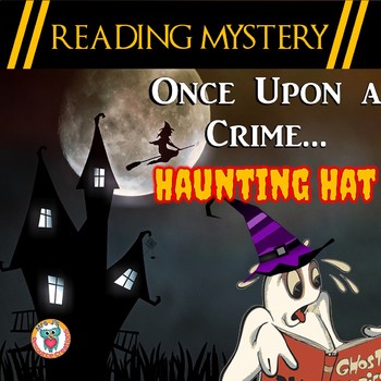Preview of Halloween Reading Comprehension Activity, Reading Mystery, Printable & Digital