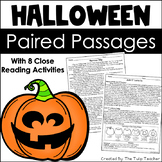 Halloween Reading Comprehension Paired Passages Close Read