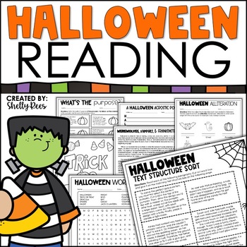 halloween reading worksheets 5th grade