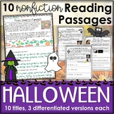 Halloween Reading Comprehension Passages