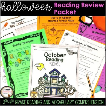 Preview of Halloween Reading Comprehension Passages and Questions