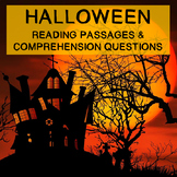 Halloween Reading Comprehension Passages and Questions