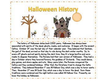 Halloween Reading Task Cards Bundle: Main Idea, Inferences, and Compare ...