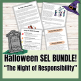 Halloween Reading Comprehension SEL Bundle - The Night of 