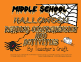 Halloween Reading Comprehension and Activities