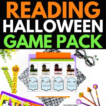 Preview of Halloween Reading Games | Halloween Reading Activities 