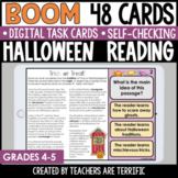 Halloween Reading Passages Boom Cards