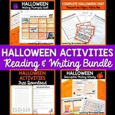 Halloween Reading & Writing Activities Bundle for Middle School