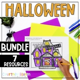 Halloween Reading, Writing, & Math Activities Bundle