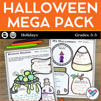 Preview of Halloween Reading Writing and Math Activities