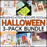 Halloween Reading and Escape Room Bundle
