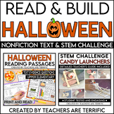 Halloween Reading and STEM Bundle with Pumpkin Launcher STEM
