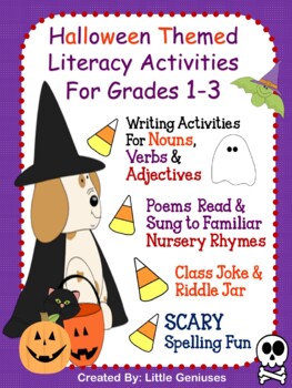 Preview of Halloween Reading and Writing Activities for Grades 1-3
