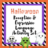 Halloween Receptive and Expressive Activity Set