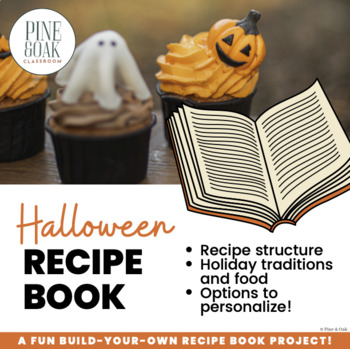Preview of Halloween Recipe Book / Cookbook Template