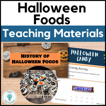 Preview of Halloween Recipes, Lesson and Activity for Culinary Arts Life Skills - FCS