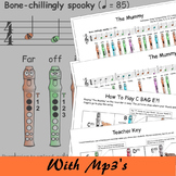 Halloween Recorder Songs - The Mummy - Digital Print