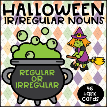 Preview of Halloween: Regular and Irregular Plural Nouns