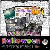 Halloween Math and Literacy Resource Bundle - 4th Grade