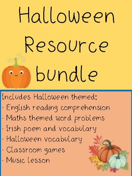 Preview of Halloween Resources BUNDLE