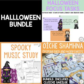Preview of Halloween Resources Bundle