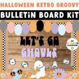 Halloween Retro Groovy Bulletin Board Kit or Door Decor